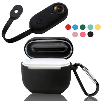 

JINSERTA Case for Insta360 GO Camera&Charging Box Soft Silicone Protective Cover with Strap Anti-lost Hook for Insta360 GO