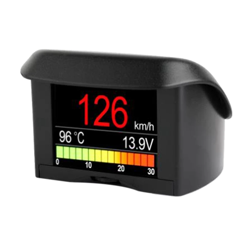 Car Scanner On-Board Computer Diagnostic Tool Coolant Temperature Gauge Voltage ODB2 Scan Tachometer HUD A202 OBD2 | Автомобили и