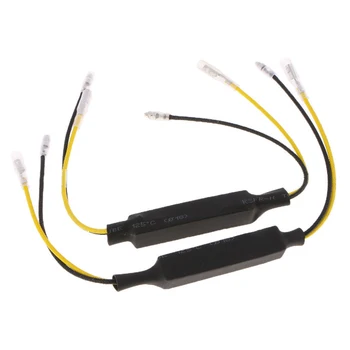 

4pcs Decoder Lightweight Motorcycle Accessories For Indicators LED Resistors Cable Spared Error Cancel Durable Repair Portable