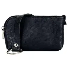 Fabula ключница в оригинальном дизайнерском исполнении натуральная кожа KL 16 SG-BL