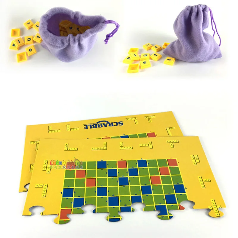 Английская орфографическая игра слова SCRABBLE настольная многопользовательское