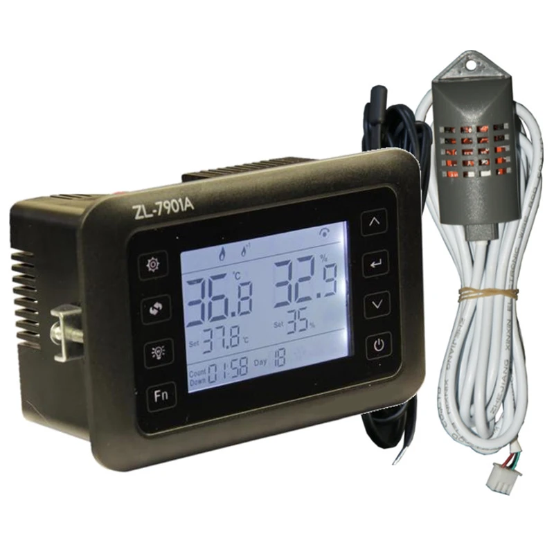 

Zl-7901A,100-240Vac,Pid,Multifunctional Automatic Incubator,Incubator Controller,Temperature Humidity For Incubator
