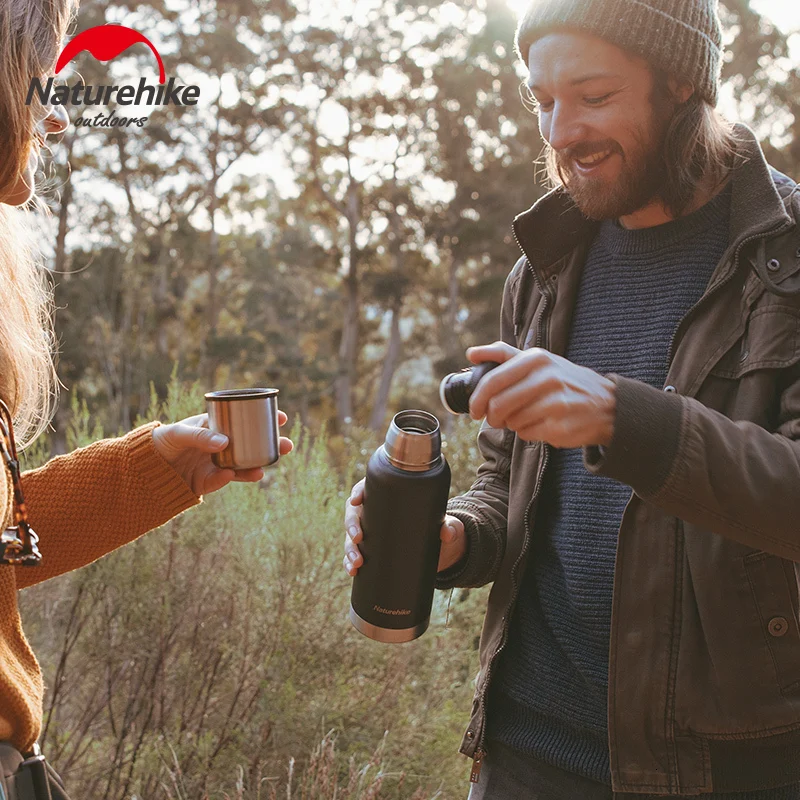 Naturehike, на открытом воздухе, 5 стенок, 304 нержавеющая сталь, 24 часа, вакуумные чашки-фляги, кофе, чай, молоко, кружка для путешествий, термо-бутылка, подарки, Термокружка