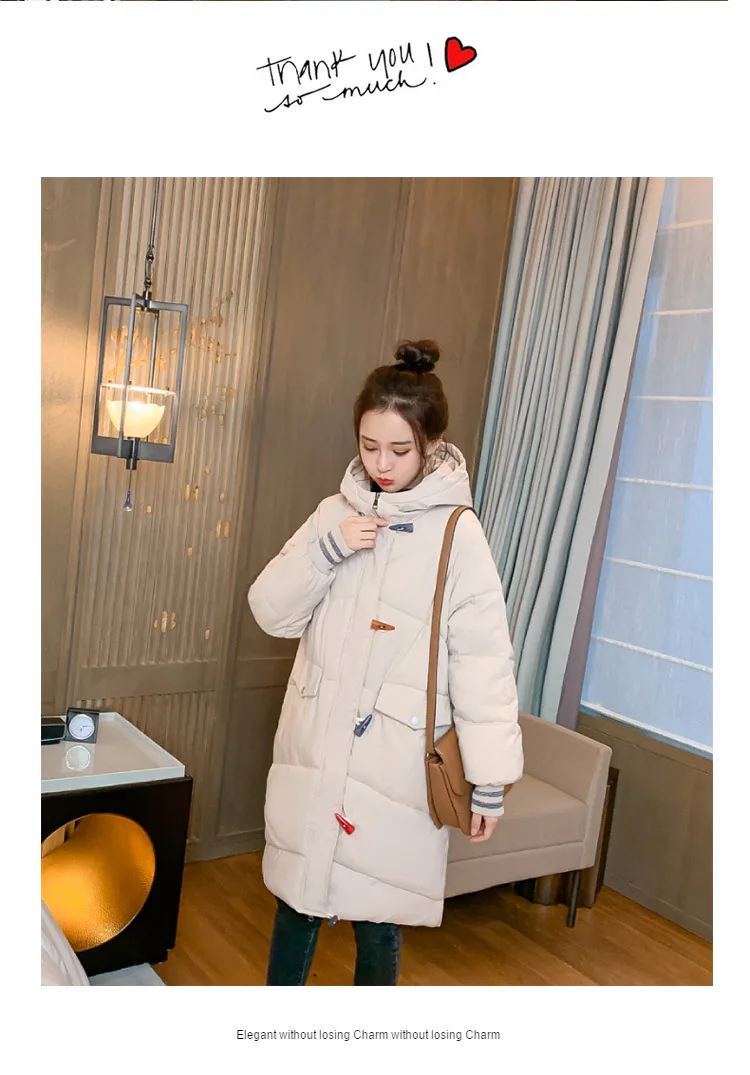 Abrigos Mujer Invierno новая Парка хлопковая стеганая куртка с капюшоном теплая зимняя куртка для женщин однотонное зимнее пальто для женщин s