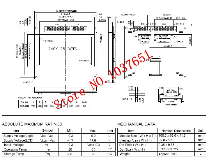 5 В COG UC1608X 240128 240*128 мини маленький размер серийный SPI жидкокристаллический дисплей синий LG2401286 1 шт. ЖК-панель завод