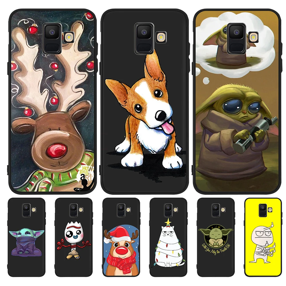 

2020 Cartoon Baby Yoda Dog For Samsung Galaxy A3 A5 A6 A7 A8 A9 A10 A20E A30 A40 A50 A70 A80 J3 J4 J5 J6 J7 J8 Plus 2018 case