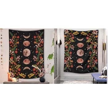 

Tapestry Art Print Tapestry Starry Sky Carpet Moon Tapestries Wall Hanging Decor Home Room Tapestry