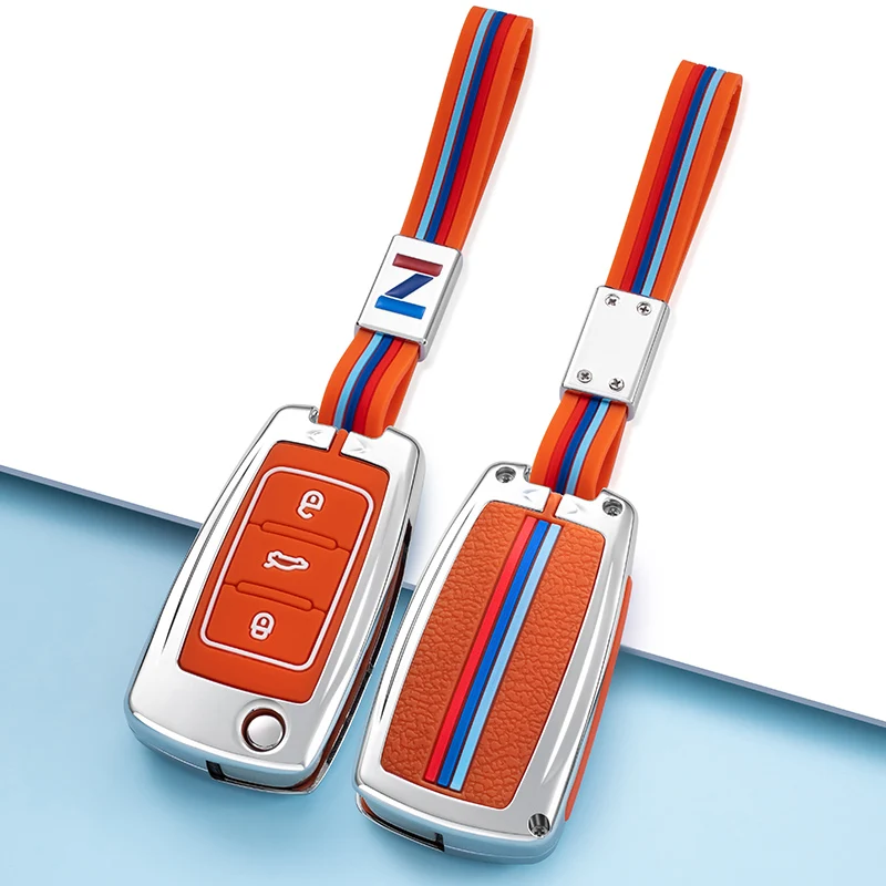 Custodia per chiave auto in lega di zinco per VW Volkswagen Polo Tiguan Passat B5 B6 B7 Golf 4 5 6 MK6 Jetta Lavida per Skoda Octavia 22 Custodia per chiave auto in lega di zinco per VW Volkswagen Polo Tiguan Passat B5 B6 B7 Golf 4 5 6 MK6 Jetta Lavida per Skoda Octavia - H1fd93dd6480a4b4f8e97f58fbb654f35d