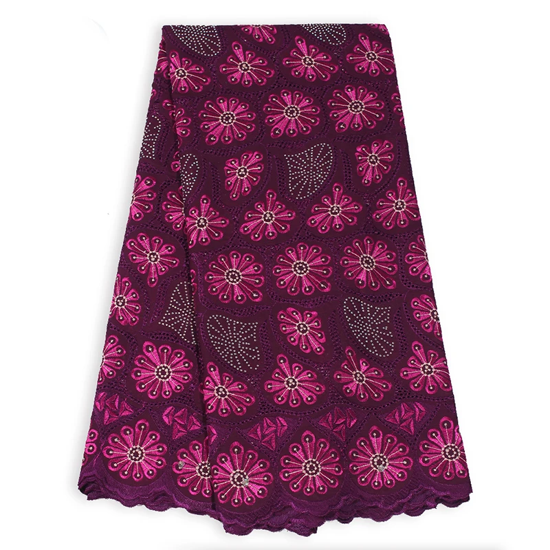 

Bestway Latest Cotton Swiss Voile Laces Soft Women's Dress Sewing Trim 5 Yards Nigerian Designer Men Gown African Lace Fabric