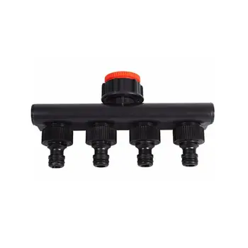 

4-way Crane Control Valve Drip irrigation Garden Tap thread 1/2", Irrigation Adapter Faucet 3/4",1" Splitter Connector Cran K1S5