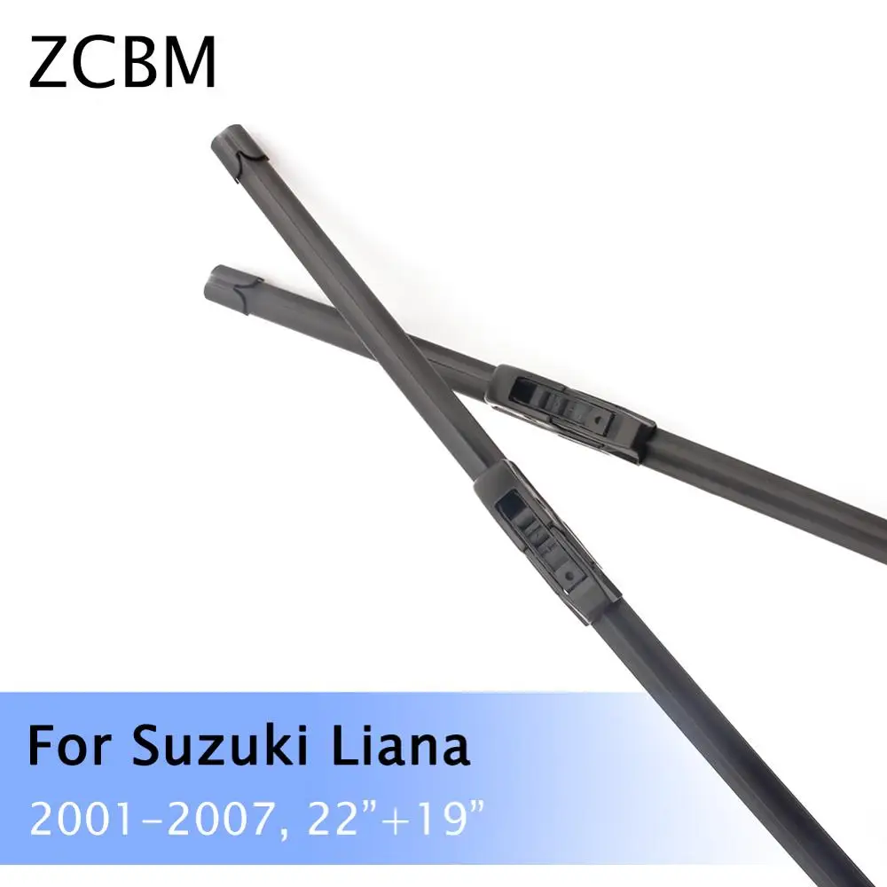 ZCBM щетки стеклоочистителей для автомобиля для Suzuki Liana 2001 2002 2003 2004 2005 2006 2007 крюк Тип стеклоочистители 22+ 19 дюймов