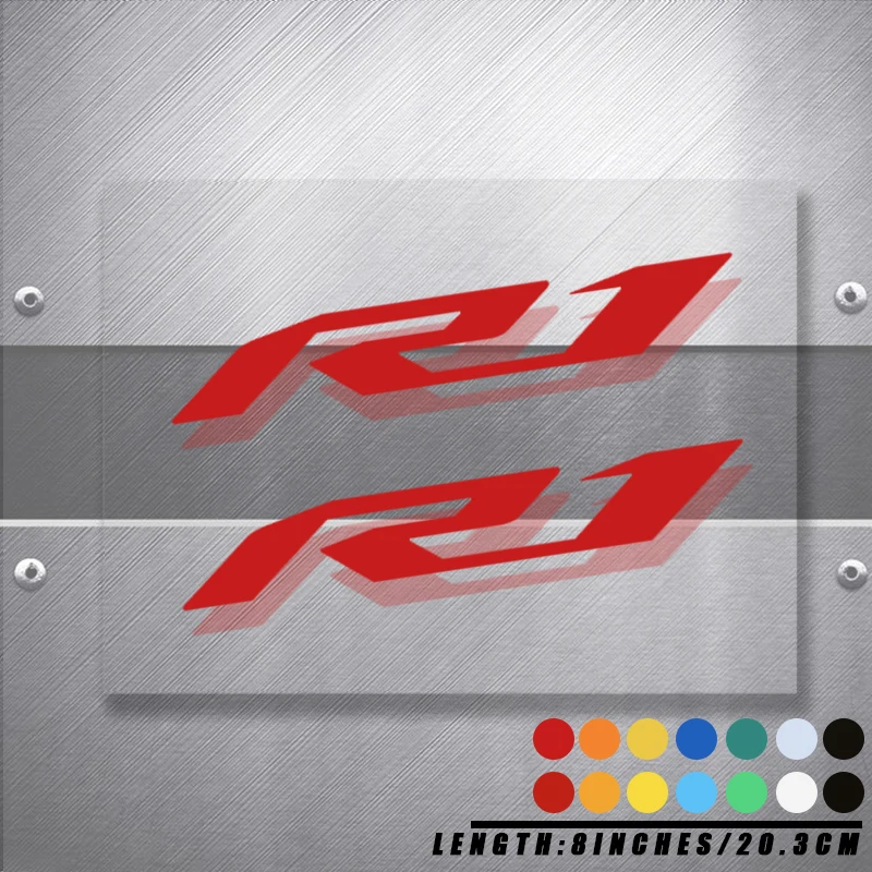 

New Motorcycle Bike Body Fuel Tank Sticker Reflective Waterproof Creative Helmet Logo Decal For Yamaha R1 YZF-R1 YZF1000 YZF
