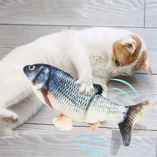 New Pet Supplies Electric Simulation Fish USB Charging Cats Toys Automatically Tease Cat Toys Catnip