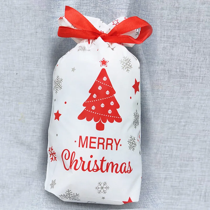 

Lot 50pcs Xmas Drawstring Wedding Favours Christmas Candy Wrapping Bag Pack Sale