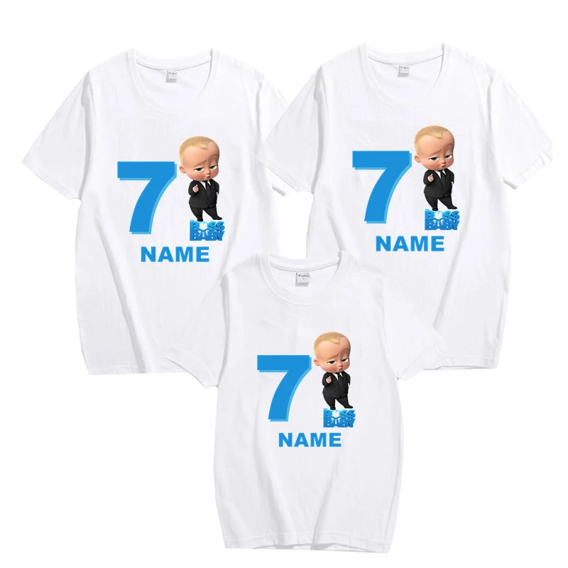 boss baby family birthday shirts