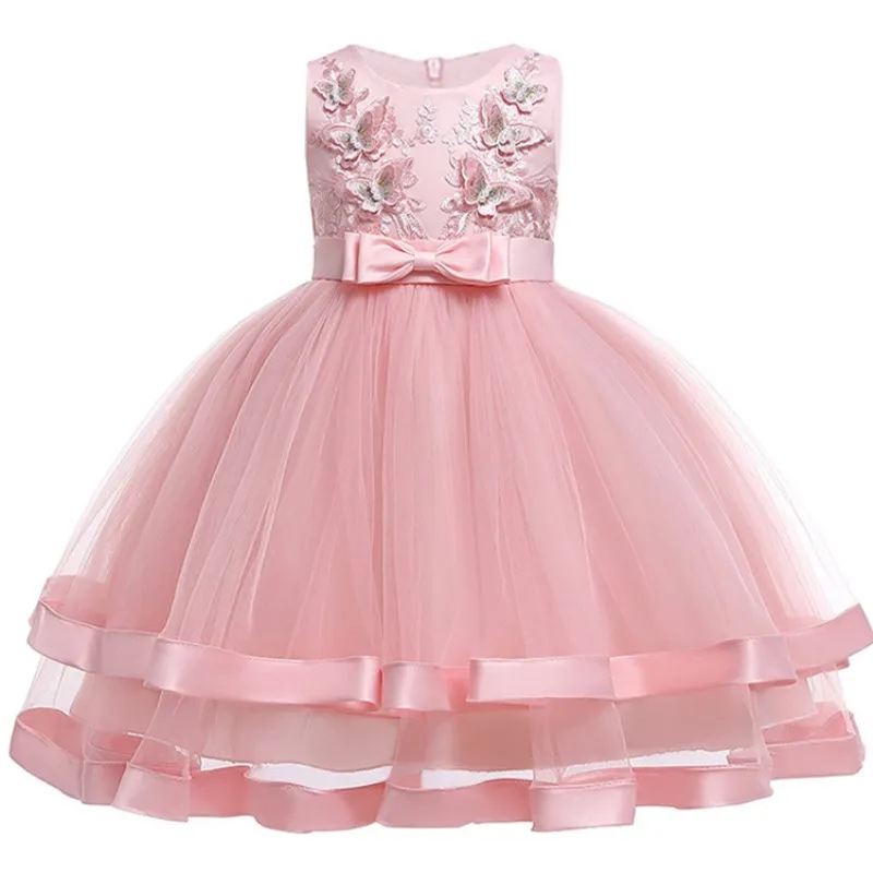 Girl Lace Dress Costumes for Girls Christmas Party Elegant Princess Dress Girl Wedding Dress Child Clothes 3- 10 Years