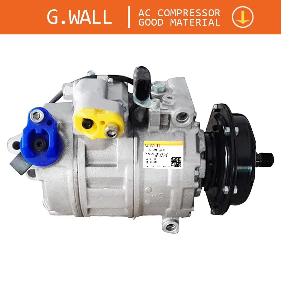  Car Auto AC Compressor For Volkswagen PHAETON T OUAREG 447220-9030 7H0820805C/E/F 44719076 10447180