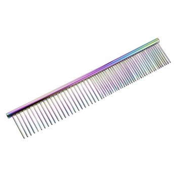 

7 Inch Professional Pet Dog Grooming Scissors Comb (10 Colorful Comb)