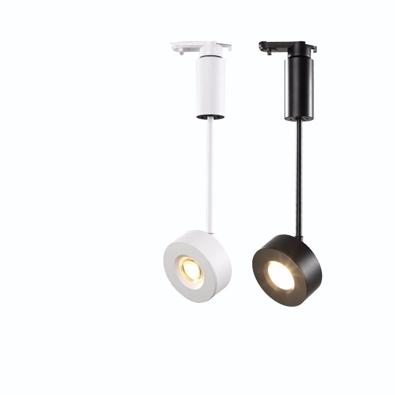 

LED Track Rail Lamp 7w 12w 15w Long Pole Spotlights Led Ceiling For Clothing Shop Wall Mounted Cob Rail Lighting Fixture