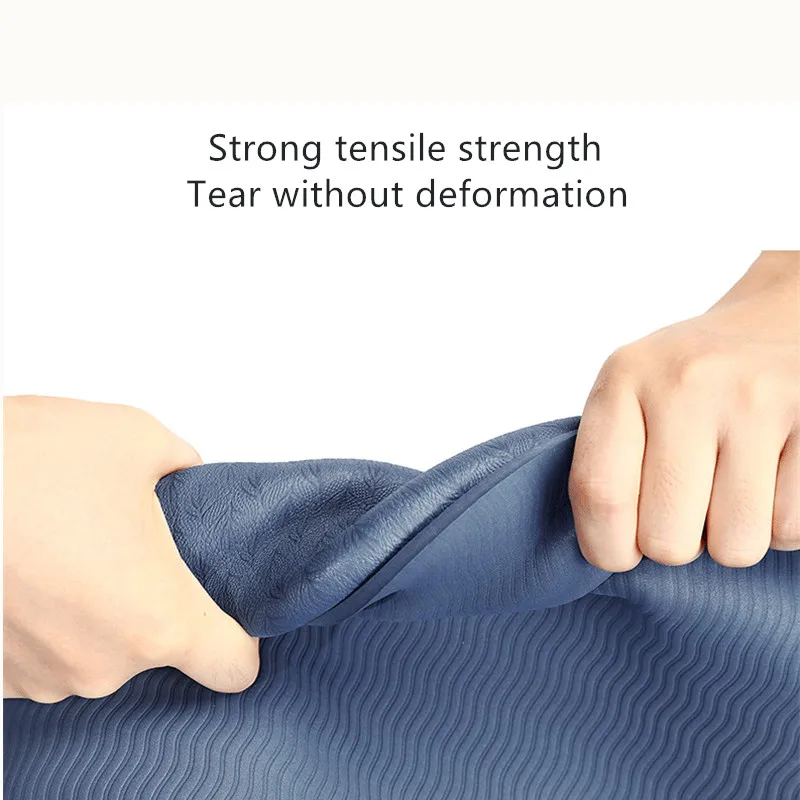 1830*800*6mm TPE Yoga Mat with Position Line Non Slip Carpet Mat, For Beginner Environmental Fitness Gymnastics Mats