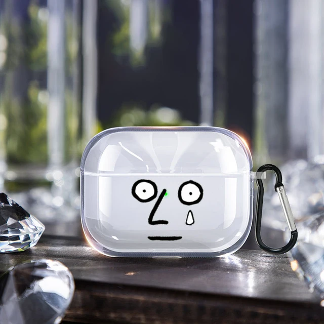 Creative Clear Case For Apple AirPods 3rd Generation (2021) Case with Keychain Compatible with AirPods 3 Cover - LED Visible Style-2