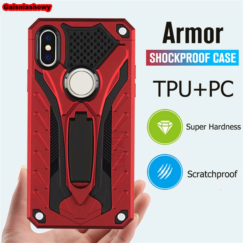 

Case For Xiaomi Redmi K20 Note 6 7 5 Pro Stand Military Grade Shockproof Cover For Redmi 7A 7 6 Pro 5 Plus S2 Phone Case Shell