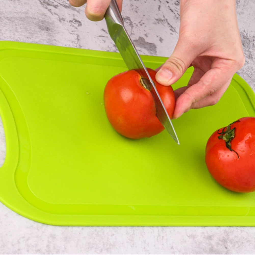 1pc Black Color Chopping Board Cutting Boards Kitchen Plastic Vegetable  Fruits