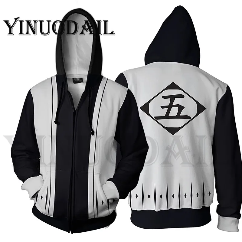 bleached zip up sweatshirt