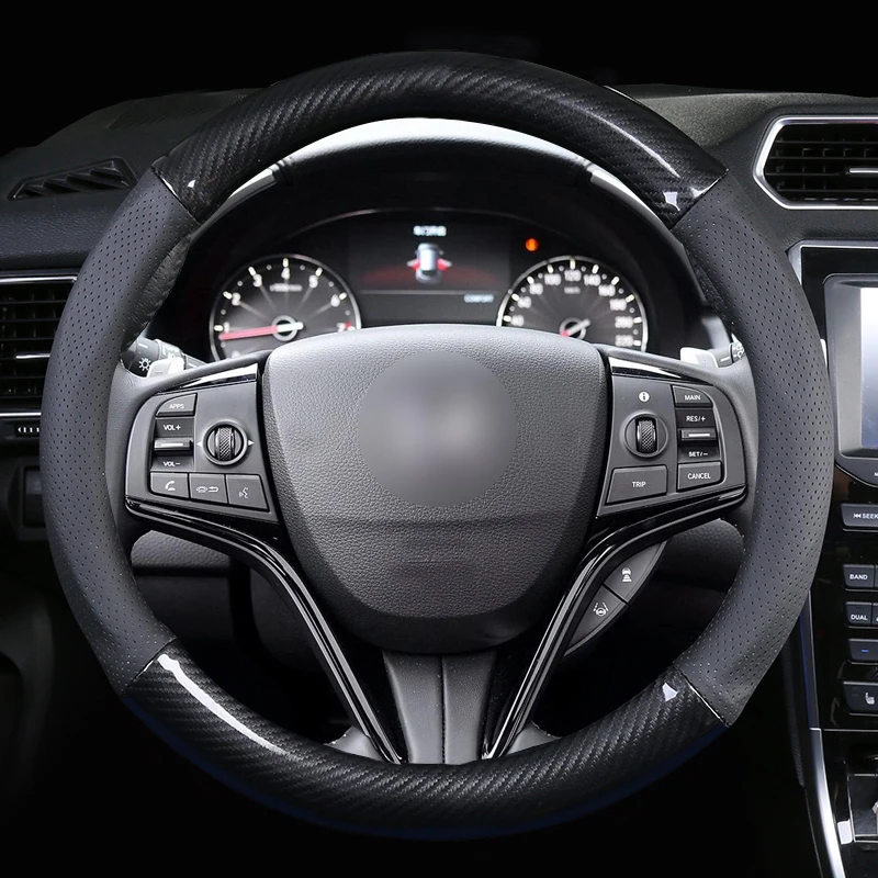 

Углеродное волокно, коровья кожа, искусственная кожа для Hondas Civics CRV BRV Fit Jazz Accord City Freed Mobilio Stream