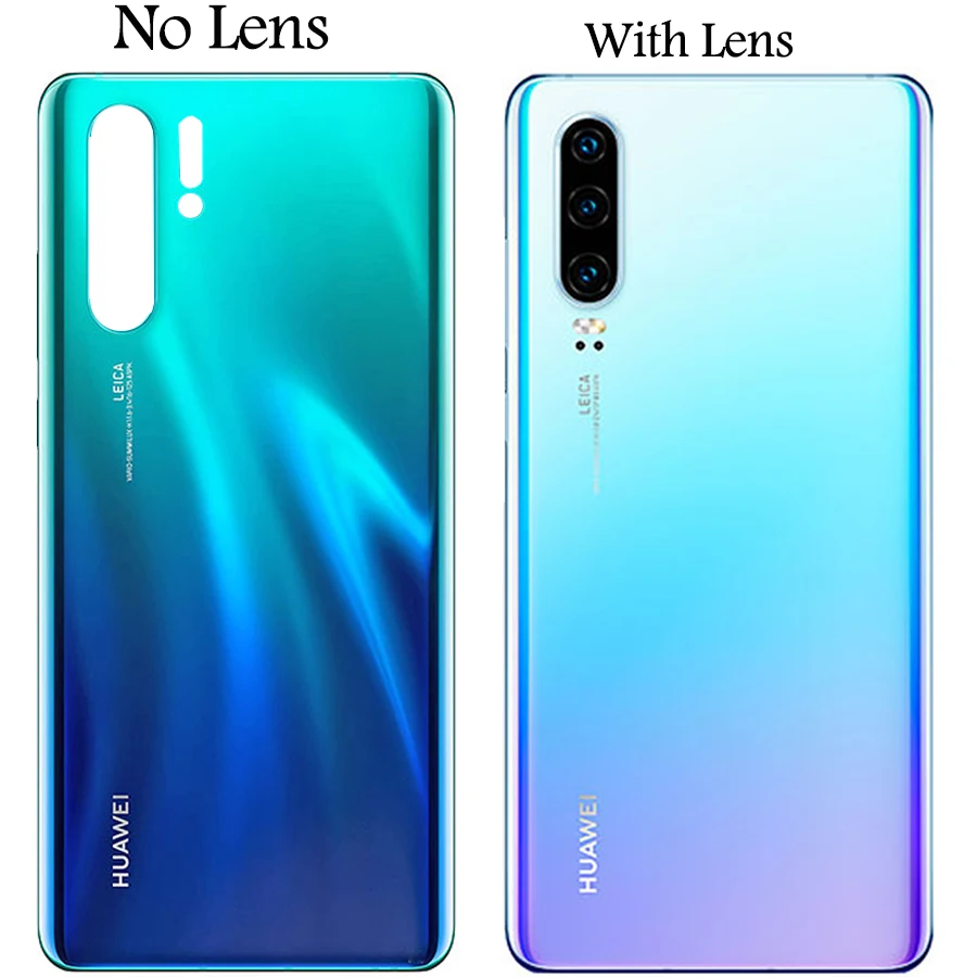 Оригинальная Крышка батарейного отсека для Huawei P30 Pro Задняя стеклянная крышка