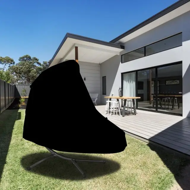 Kerti Vízálló Terasz Szék Fedele Tojásháló Porfedelek Védekező Cipzárral Ellátott - Image 2