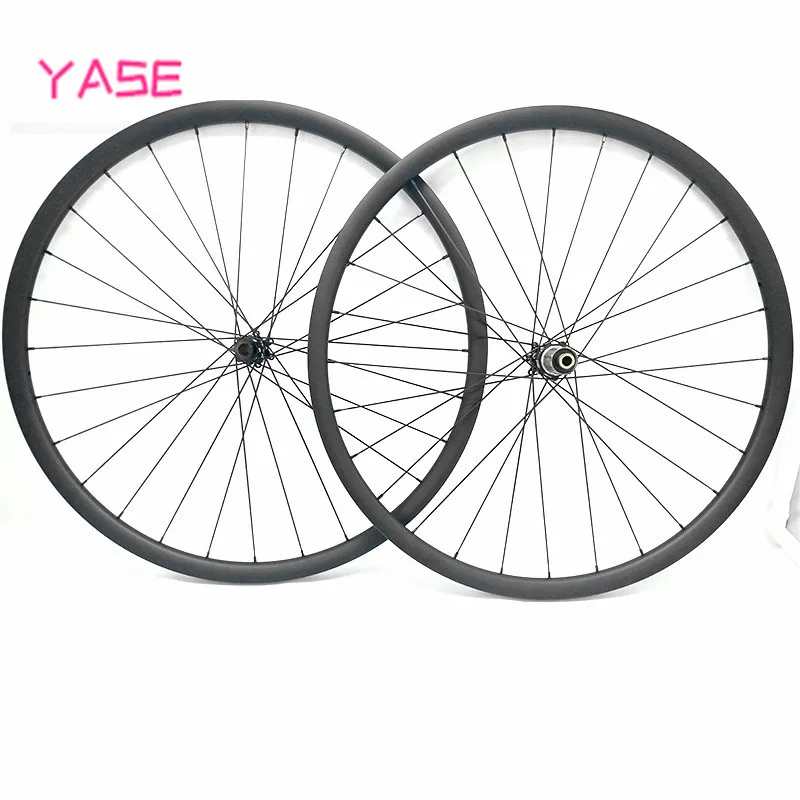 YASE 27,5 er Углеродные mtb дисковые колеса 37x24 мм бескамерные колеса горного велосипеда D411SB D412SB 100x15 142x12 mtb Углеродные колеса 27,5