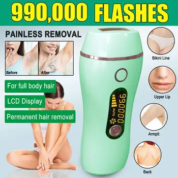 

990000 Flash Permanent IPL Epilator Laser Hair Removal Depiladora Facial Electric Photoepilator Painless Hair Remover