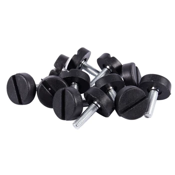 

Anti-slip Adjustable Furniture Levelling Feet M6 x 20mm Thread 12 pcs