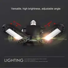 Горячий светодиодный светильник для гаража с активированным движением деформированный светильник для гаража 6500K деформируемый светильник NDS66