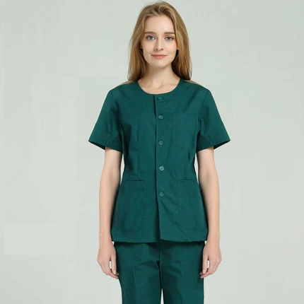 120 аварийный униформы медсестры темно-зеленый комбинезон костюм мужские Медицинские костюмы аварийная удобная одежда больничный набор - Цвет: set