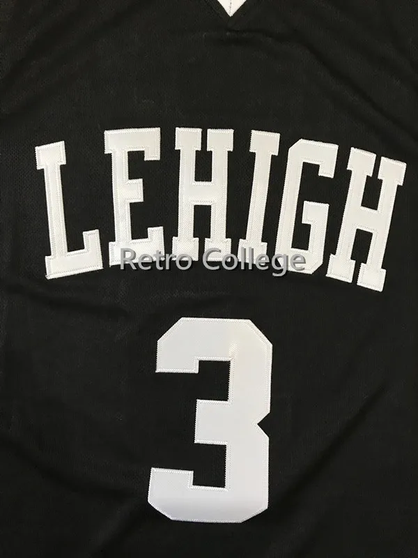 3 CJ McCollum Lehigh Горные Ястребы колледж возврат Ретро Баскетбол Джерси мужские сшитые на заказ номер имя майки