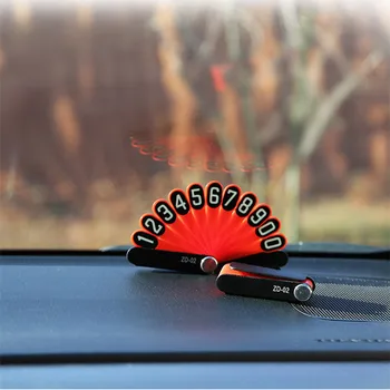 

Car Parking Card Luminous Model Creative Peacock Open Car Temporary Parking Sign Car Protection Accessories