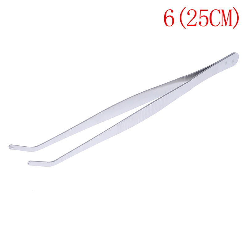 Aquarium Live Tank Straight Curve Plant Tweezers Long Tongs Stainless Steel Plant Shrimp Reef Tank Crooked Tweezer 38cm/48cm/30 