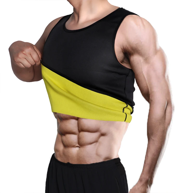 Chaleco reductor de abdomen para hombre, cinturón de adelgazamiento de vientre, corsé de neopreno quema grasa para la pérdida de peso, tallas S-5XL