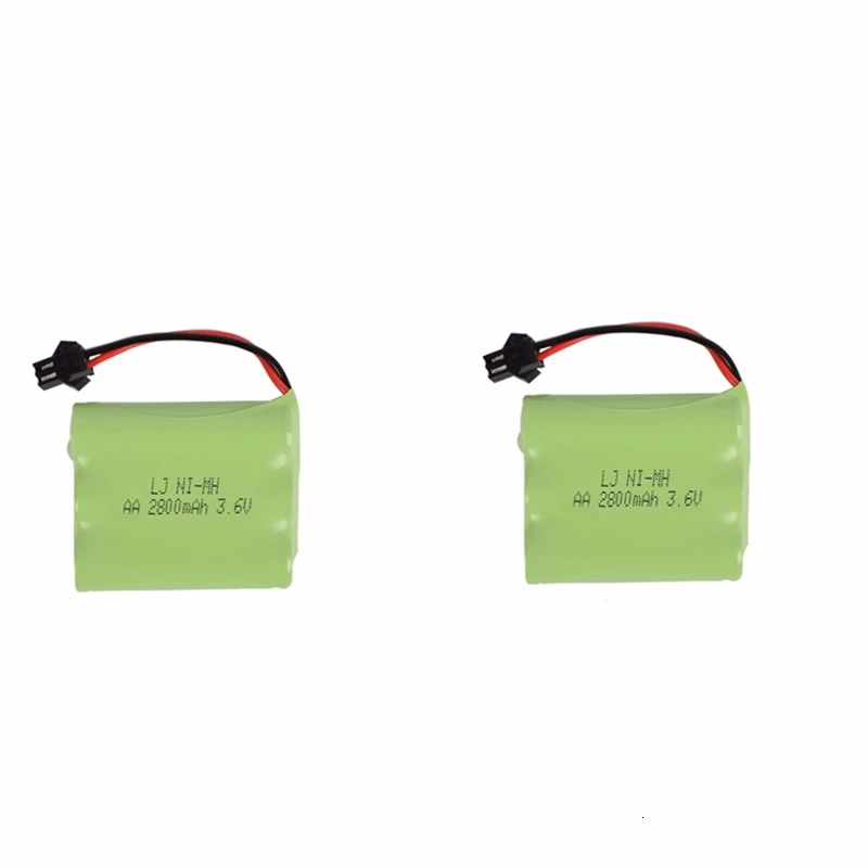 Модель M) Ni-MH 3,6 v 2800mah батарея+ USB зарядное устройство для радиоуправляемых игрушек автомобиль Танк Поезд Робот Лодка пистолет AA 3,6 v перезаряжаемый аккумулятор - Цвет: Light Yellow