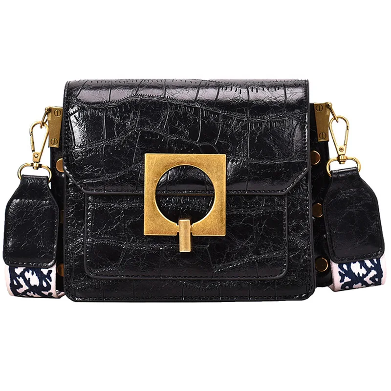 

iVog New Arrival Everyday Ladies Small Shoulder Crossbody Handbag Black gg Fashion Leather Hand Bags for Women 2019