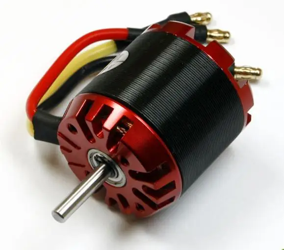 SK3536/N2814 3536 1100KV Brushless Motor 520W 2-4S 45A EMP + Zubehor w/Adapter