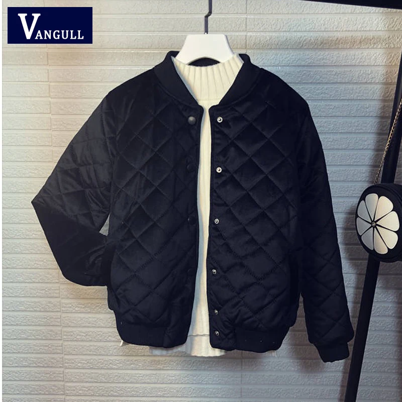 Greatest  Vangull Women Basic Jacket New Winter Fashion Clothing Velvet Slim Outerwear Long Sleeve Autumn Fem