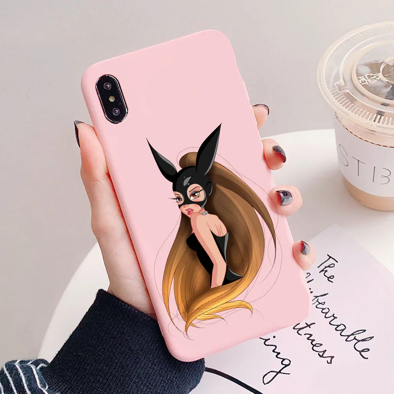 TPU Спасибо Next Ariana Grande Мягкий ТПУ, конфетный чехол для iPhone 11 11PRO MAX X 5 5S 6 6splus 7 8 Plus XR XS MAX - Цвет: TPU