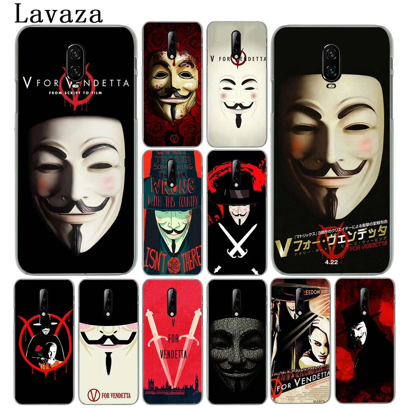 Жесткий пластиковый Чехол V для сотового телефона Vendetta Oneplus 7 7T Pro 6 6T 5 5T 7Pro One Plus |