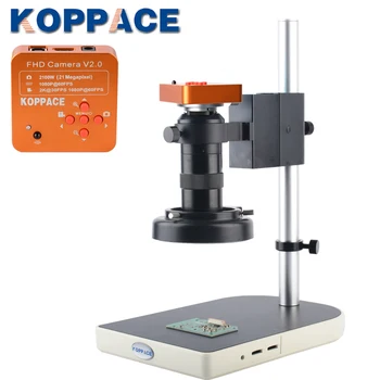 

KOPPACE 100X ,21 million pixel Electron microscope,HDMI HD microscope Camera,LED ring Light,Mobile phone maintenance microscope