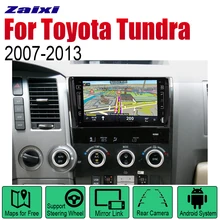 ZaiXi Android 2 Din Авто радио для Toyota Tundra Sequoia 2007~ 2013 автомобильный мультимедийный плеер gps навигационная система Радио стерео