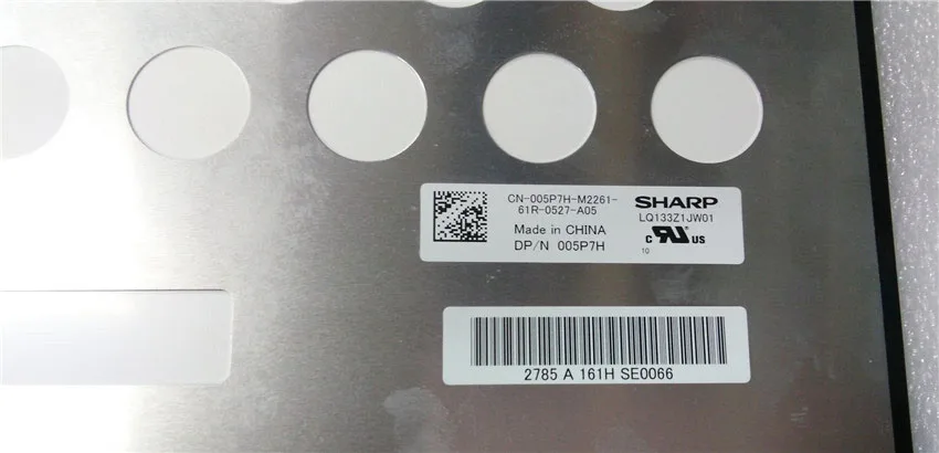Матрица ноутбука 13 3 &quot светодиодный ЖК-экран для Sharp LQ133Z1JW01 DP/N 005P7H DELL XPS 9343 3200x1800 не