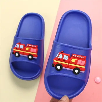 

Boys Slippers Kids Girls Children Shoes Fire Truck Clog Flip Flop Garden Child's Home Footwear Beach EVA Showeroom